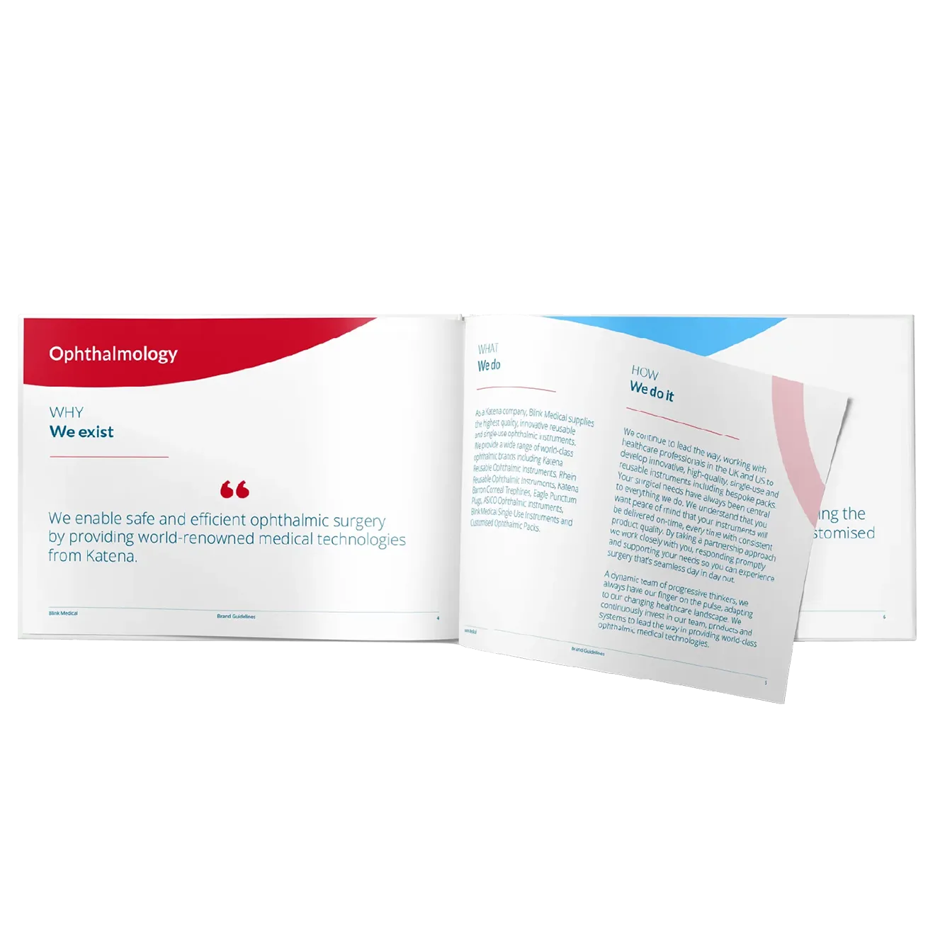 Carousel Blink Medical Booklet Open