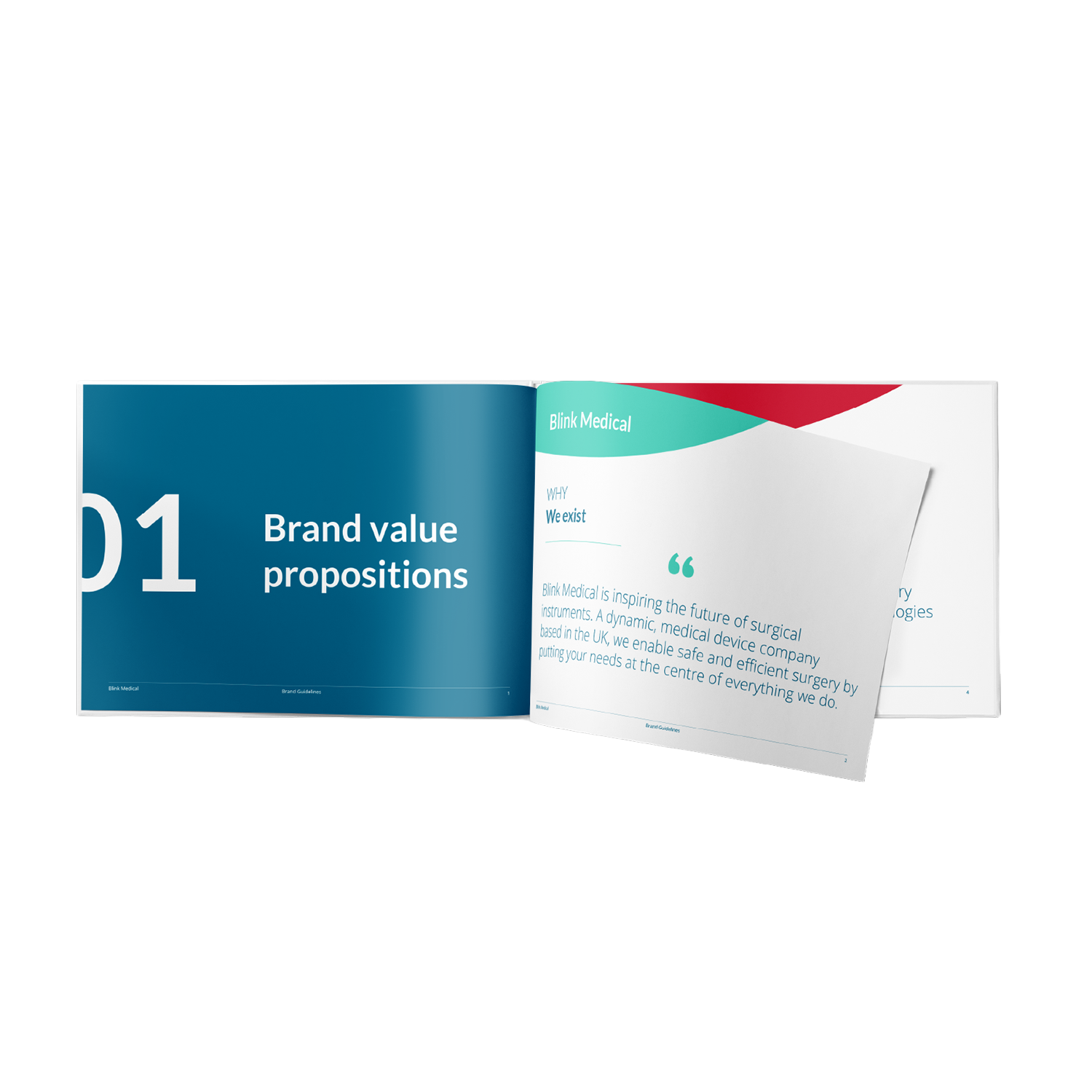 Carousel Blink Medical Brand Booklet