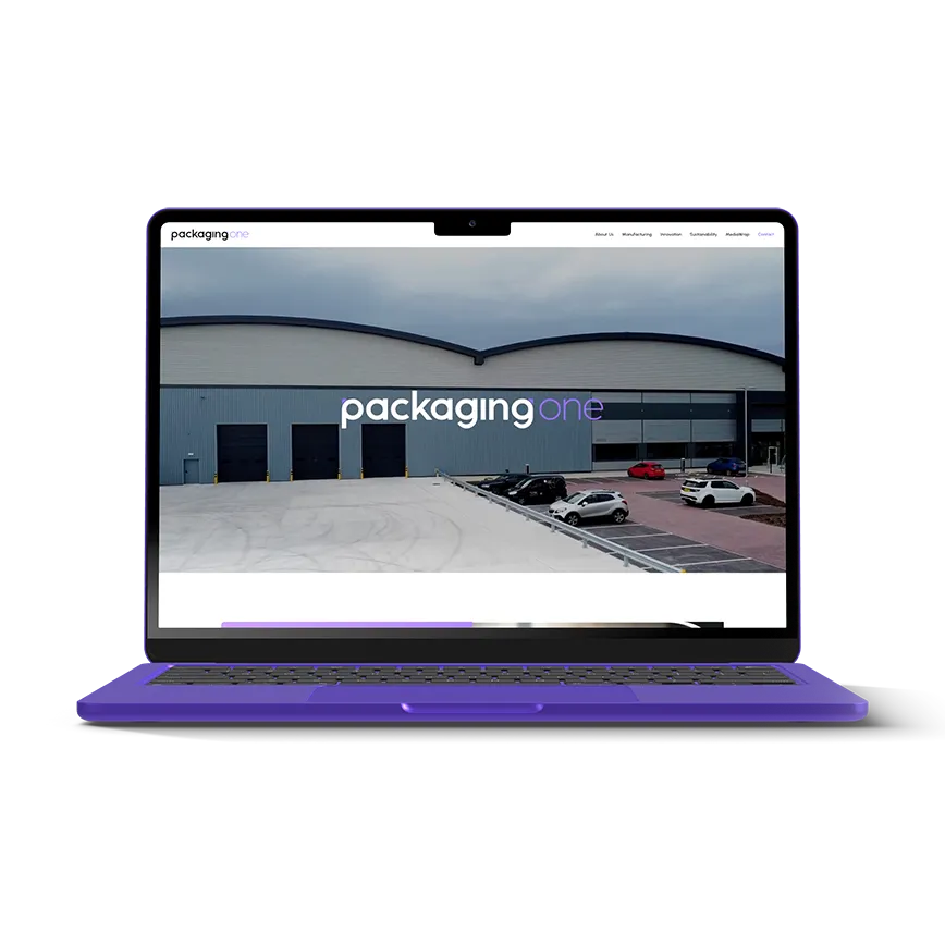 Packaging One Desktop Website