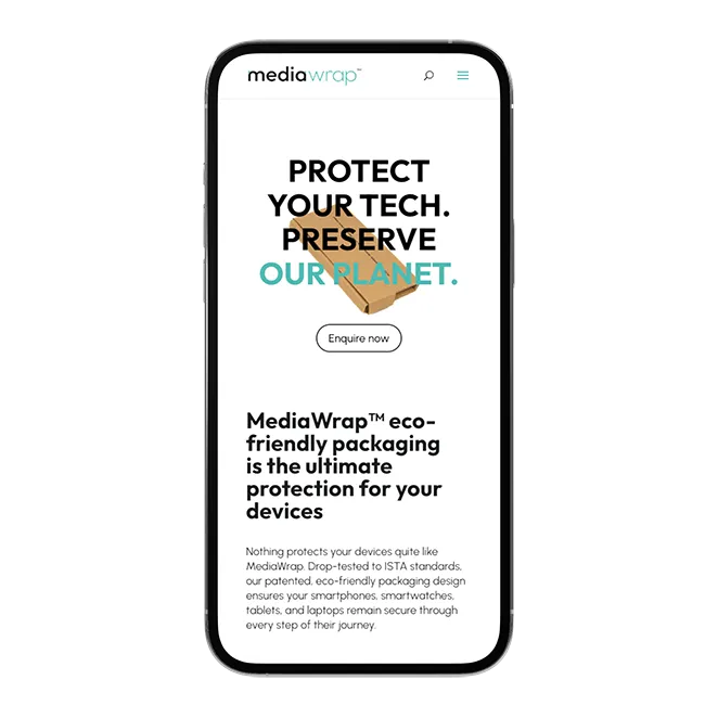 Packaging One Mobile Website