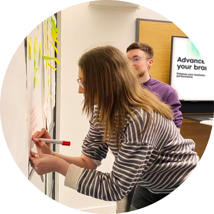 Embrace Marketing team photo | B2B branding